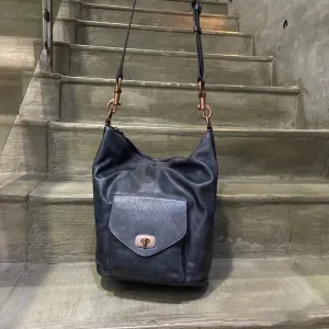 Vintage Full Grain Leather Hobo Shoulder Bag ?? Handcrafted Cowhide Leather Bucket Bag bucket bags for sale