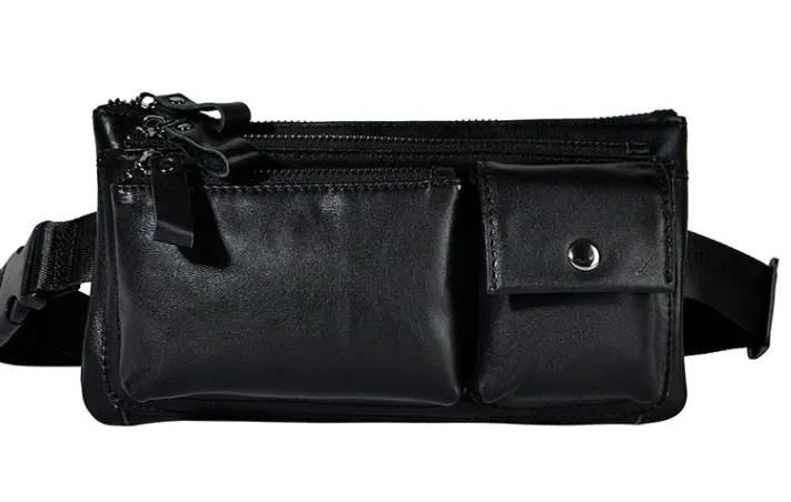 Vintage Leather Mens Fanny Pack Waist Pack Hip Pack Belt Bag for Men