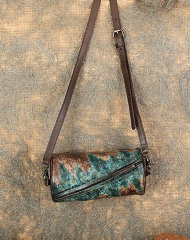 Vintage MIX Leather Womens Barrel Shoulder Bag Bucket Crossbody Purse for Women cheap online