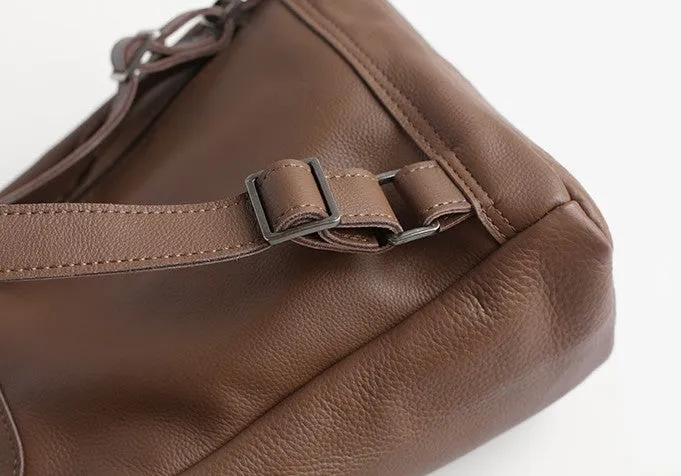 Vintage Soft LEATHER WOMEN Bucket Backpack School Backpack FOR WOMEN