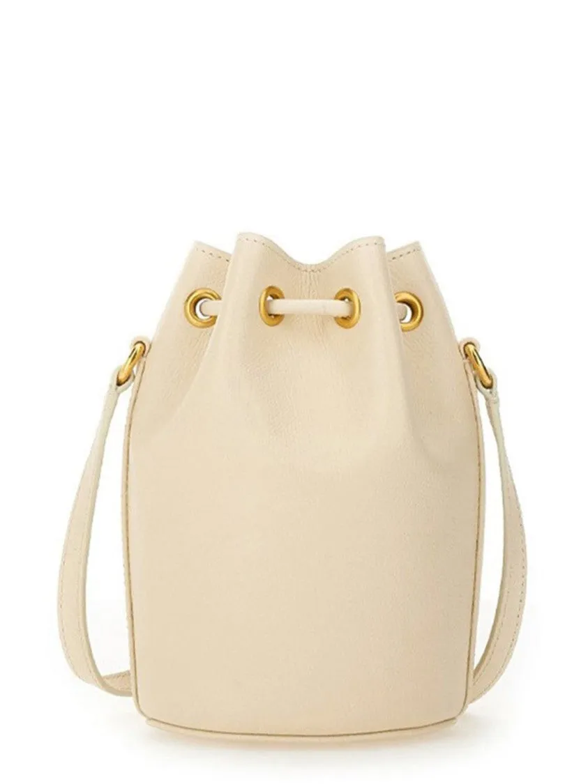 Vlogo Signature" Mini Bucket Bag
