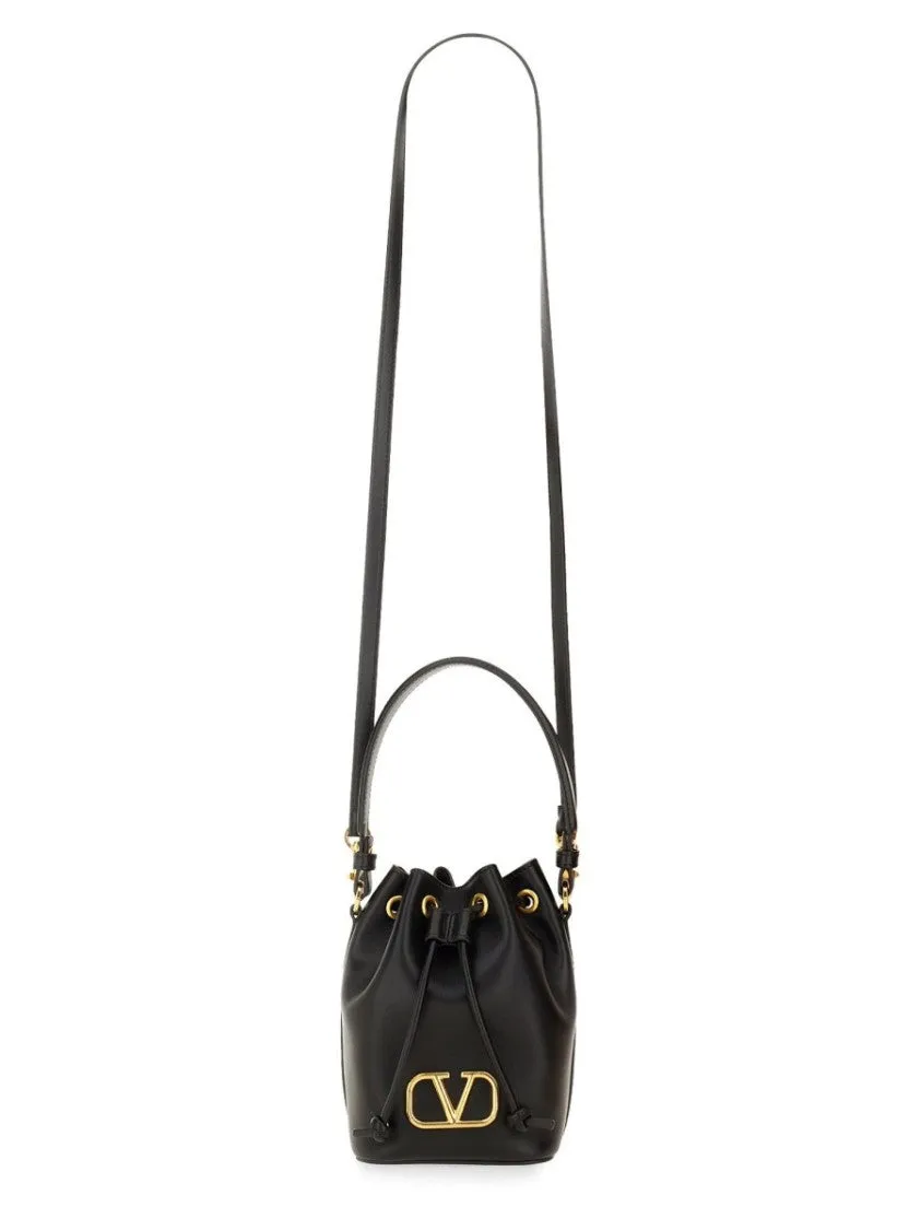 Vlogo Singature" Mini Bucket Bag