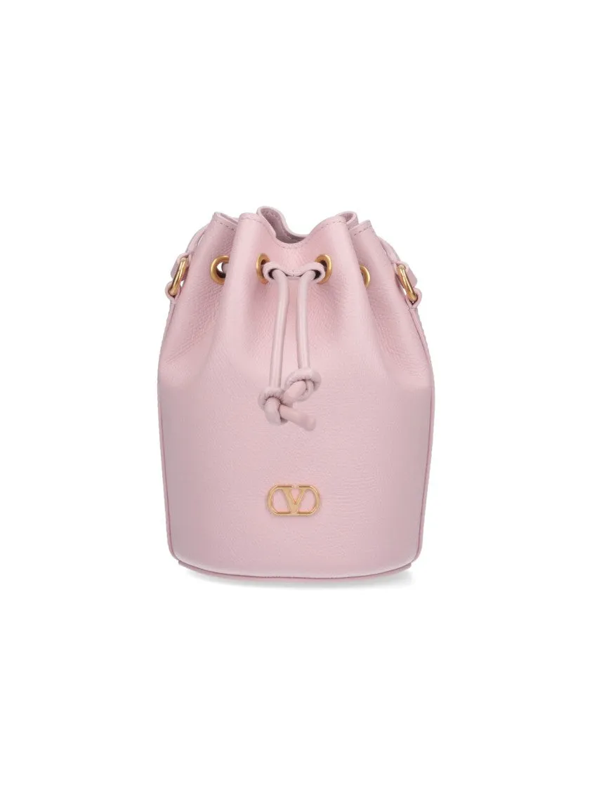 Vlogo" Mini Bag ?C Pink stylish bucket bags