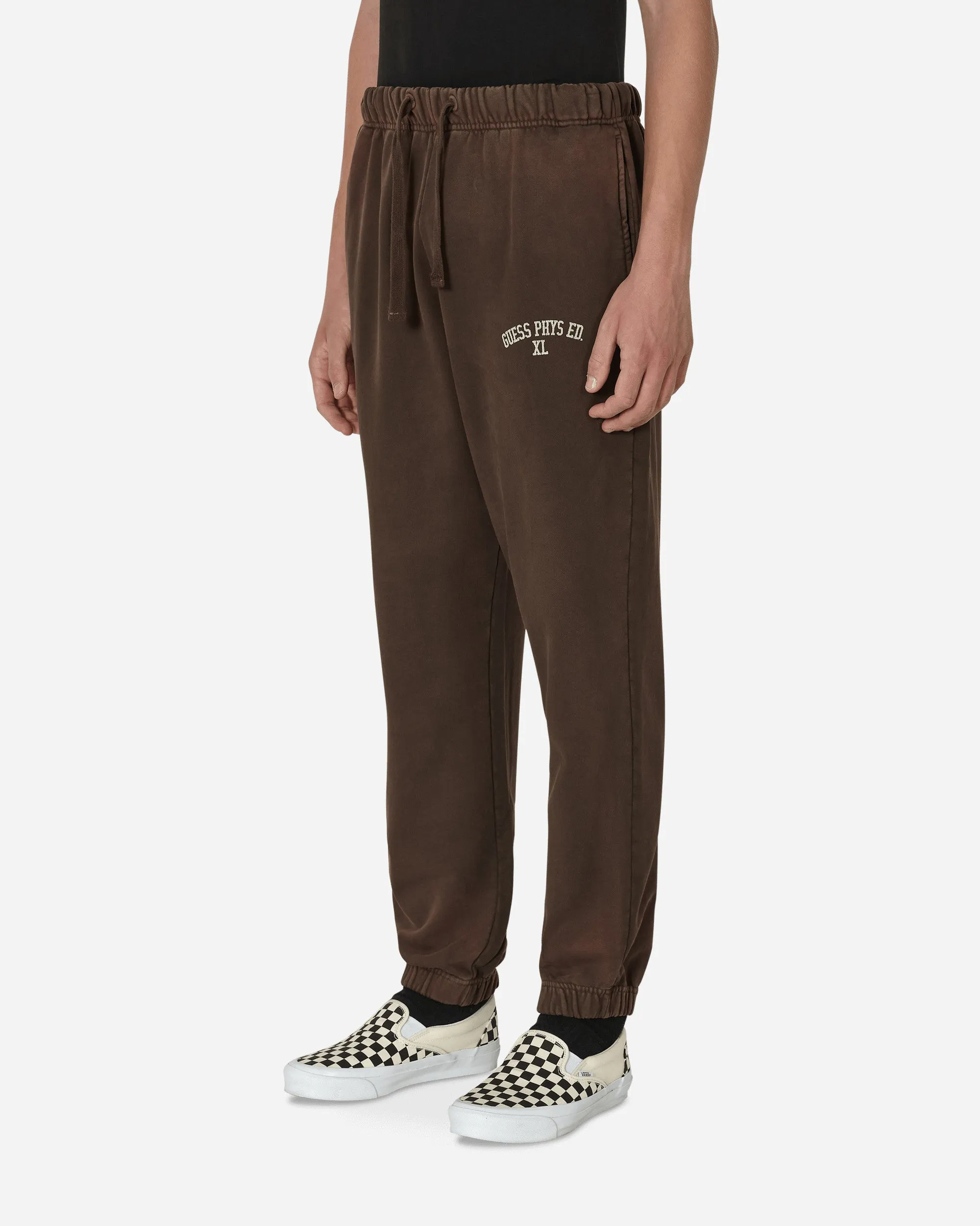 Washed Terry Sweatpants Brown