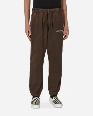 Washed Terry Sweatpants Brown Men's sweatshirt