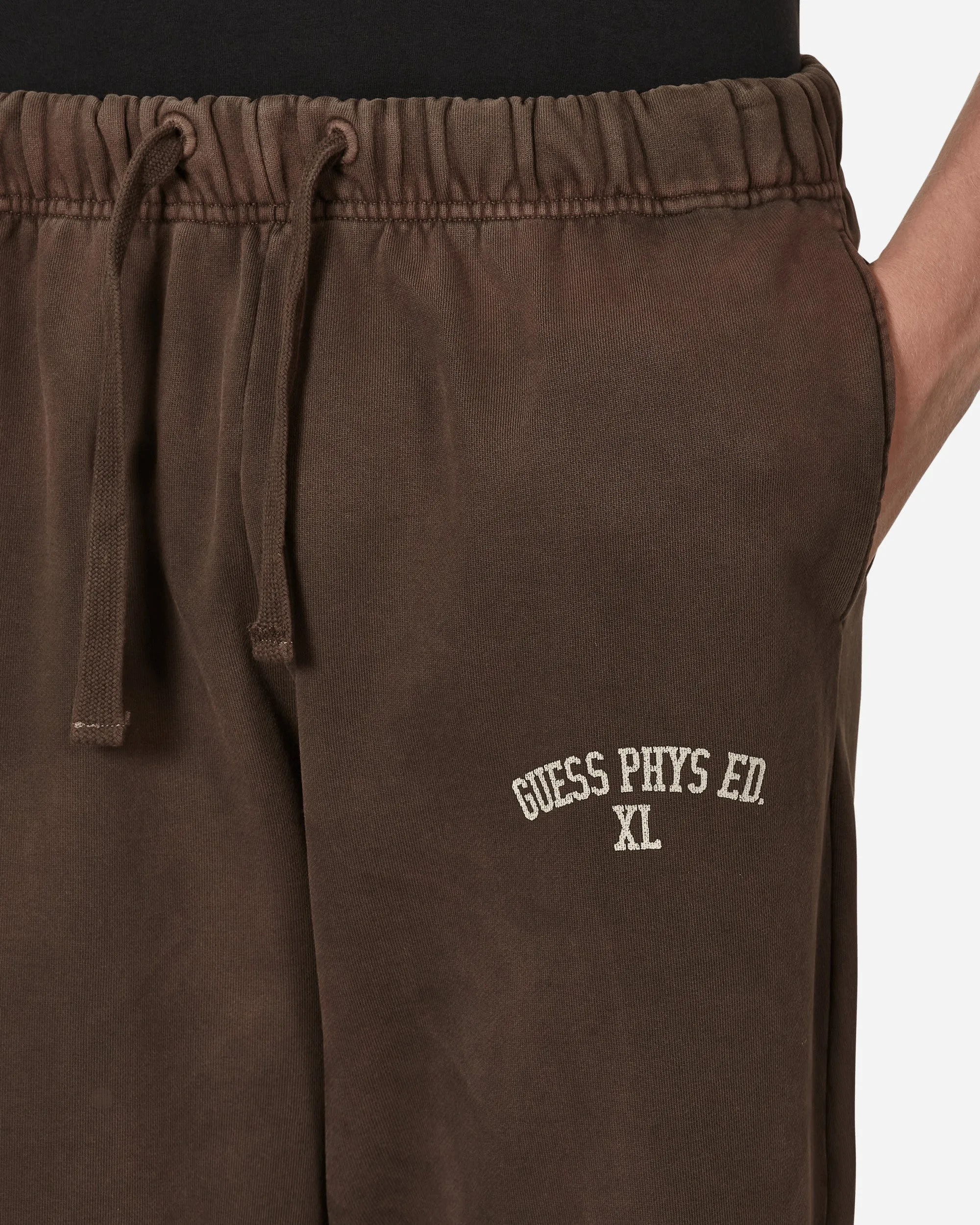 Washed Terry Sweatpants Brown