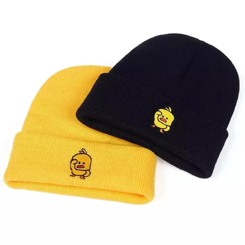 Watchful Chicken Cotton Beanie