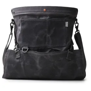 Waxed Canvas Gathering Bag camp duffel bag sale waterproof backpack for camping collapsible gear bag