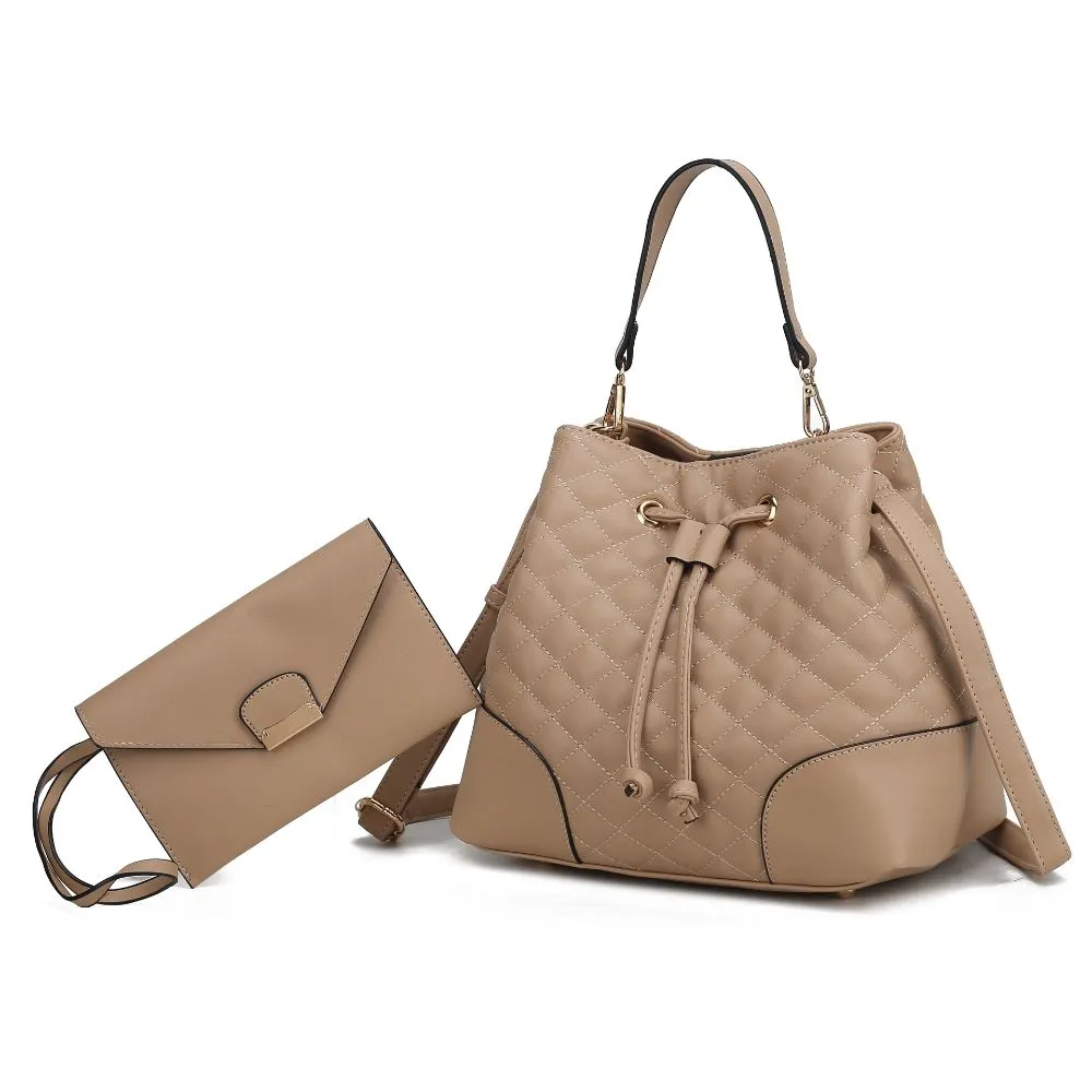 Wendy Bucket Bag with Wristlet ?C 2 Pieces
