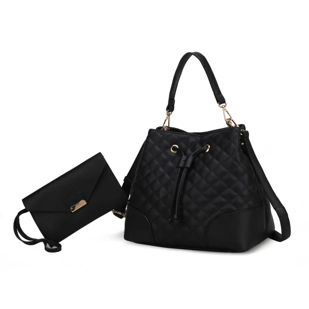 Wendy Bucket Bag with Wristlet ?C 2 Pieces