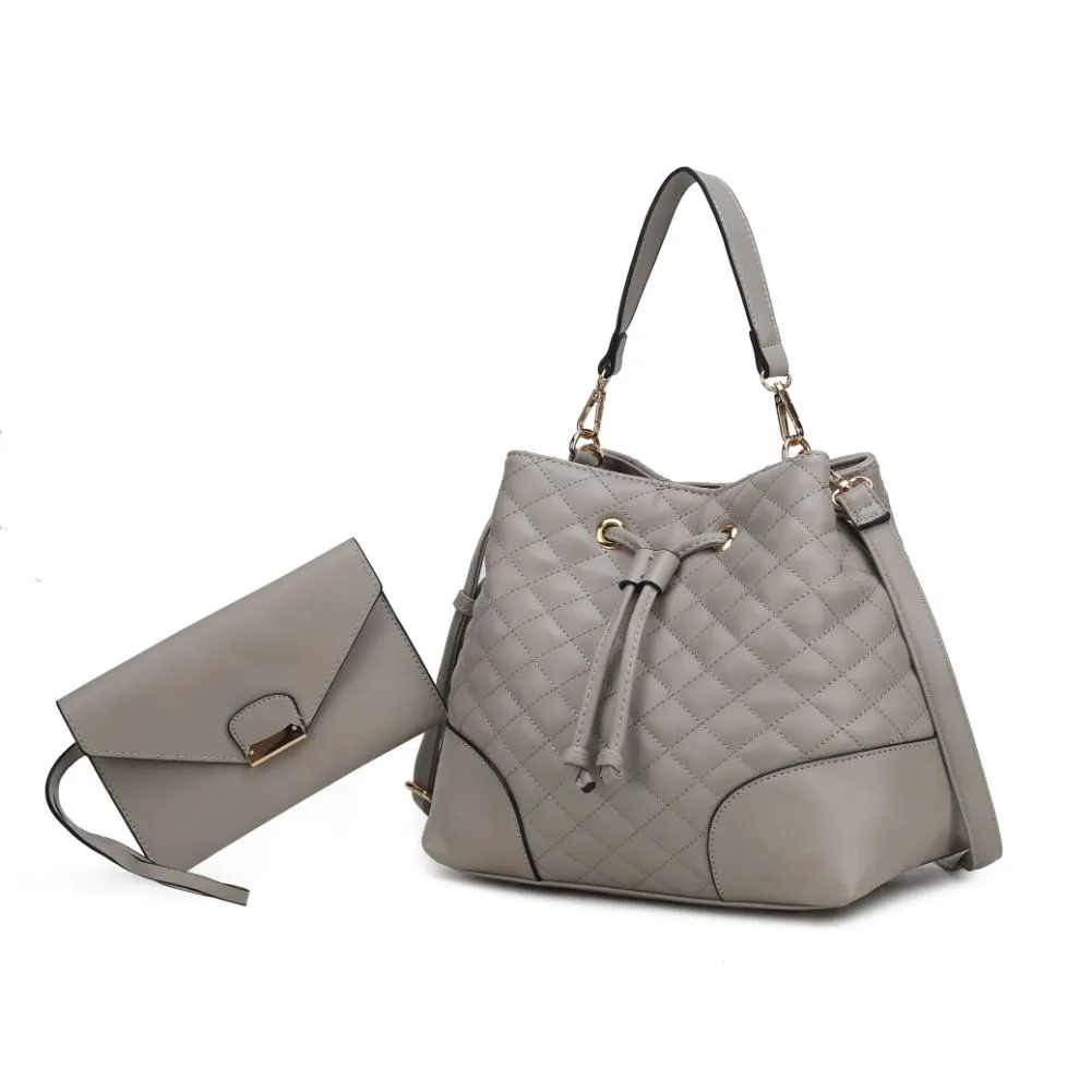 Wendy Bucket Bag with Wristlet ?C 2 Pieces