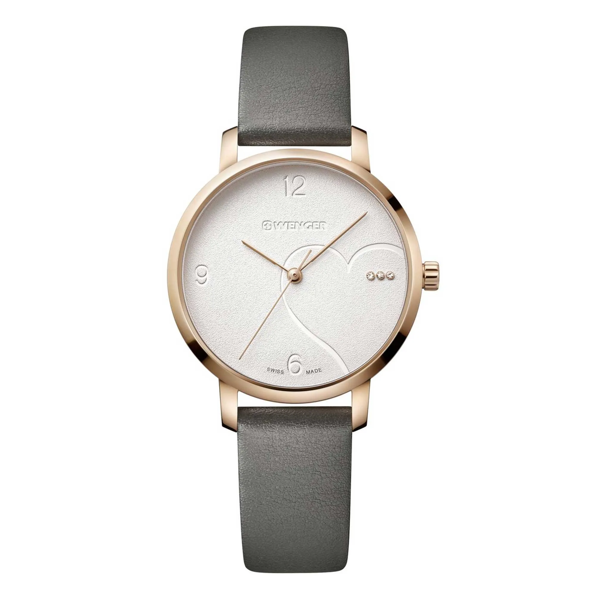 Wenger Women's Watch - Metropolitan Donnissima White Dial Grey Strap | 01.1731.111 Luxury Quartz Watch Quartz Watch Sale
