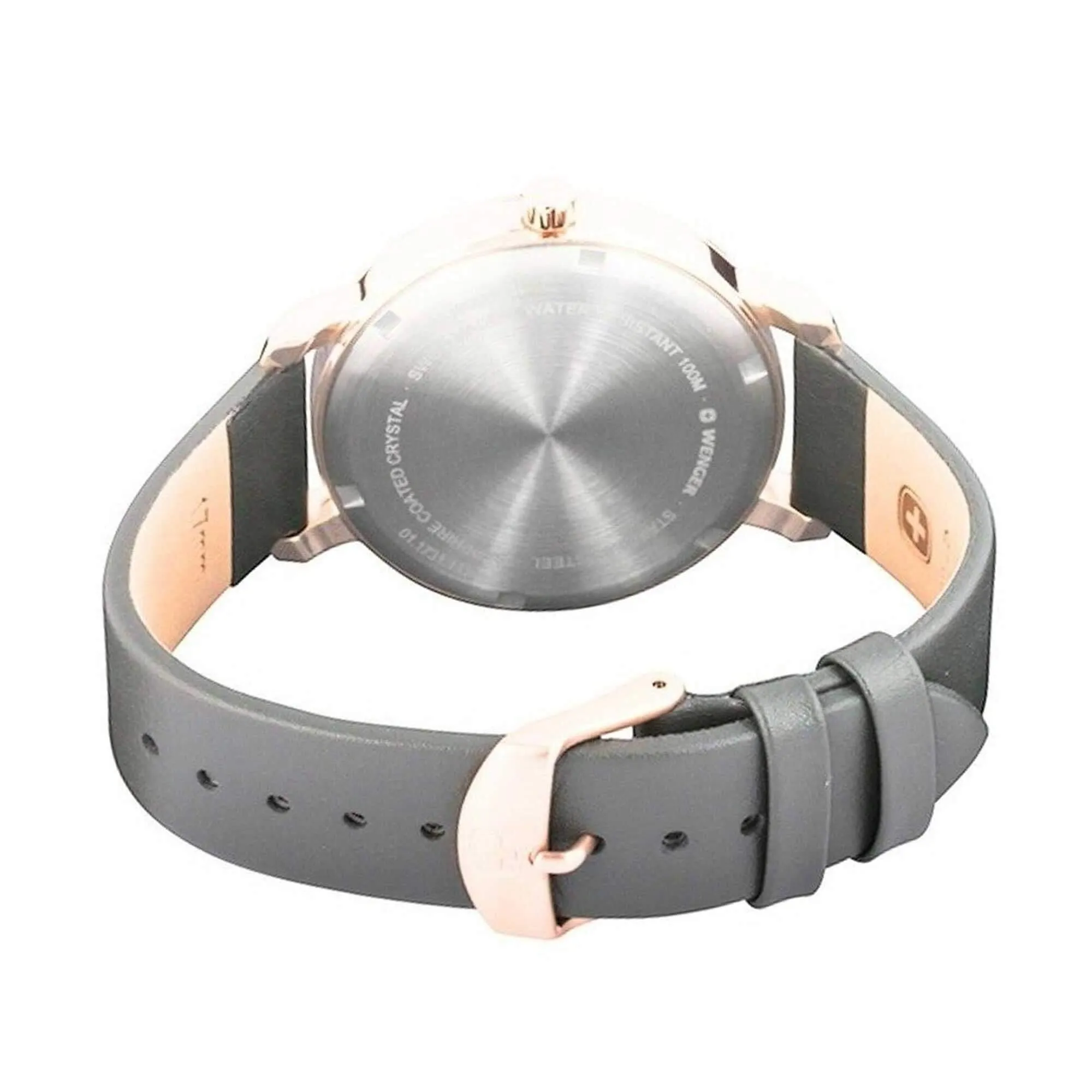 Wenger Women's Watch - Metropolitan Donnissima White Dial Grey Strap | 01.1731.111