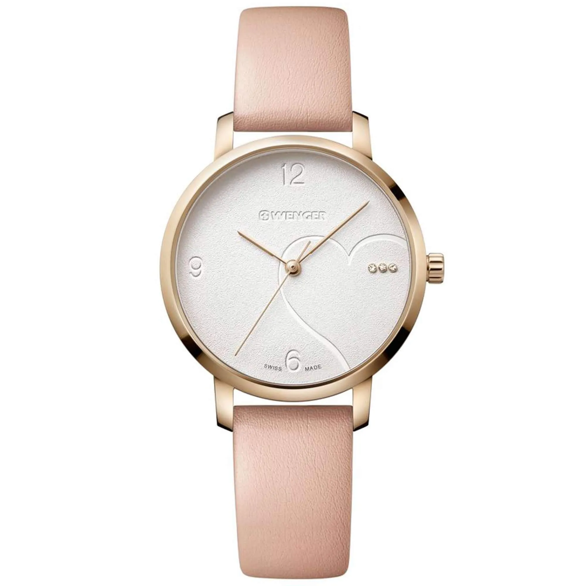 Wenger Women's Watch - Metropolitan Donnissima White Dial Pink Strap | 01.1731.110 Luxury Quartz Watch Quartz Watch Sale