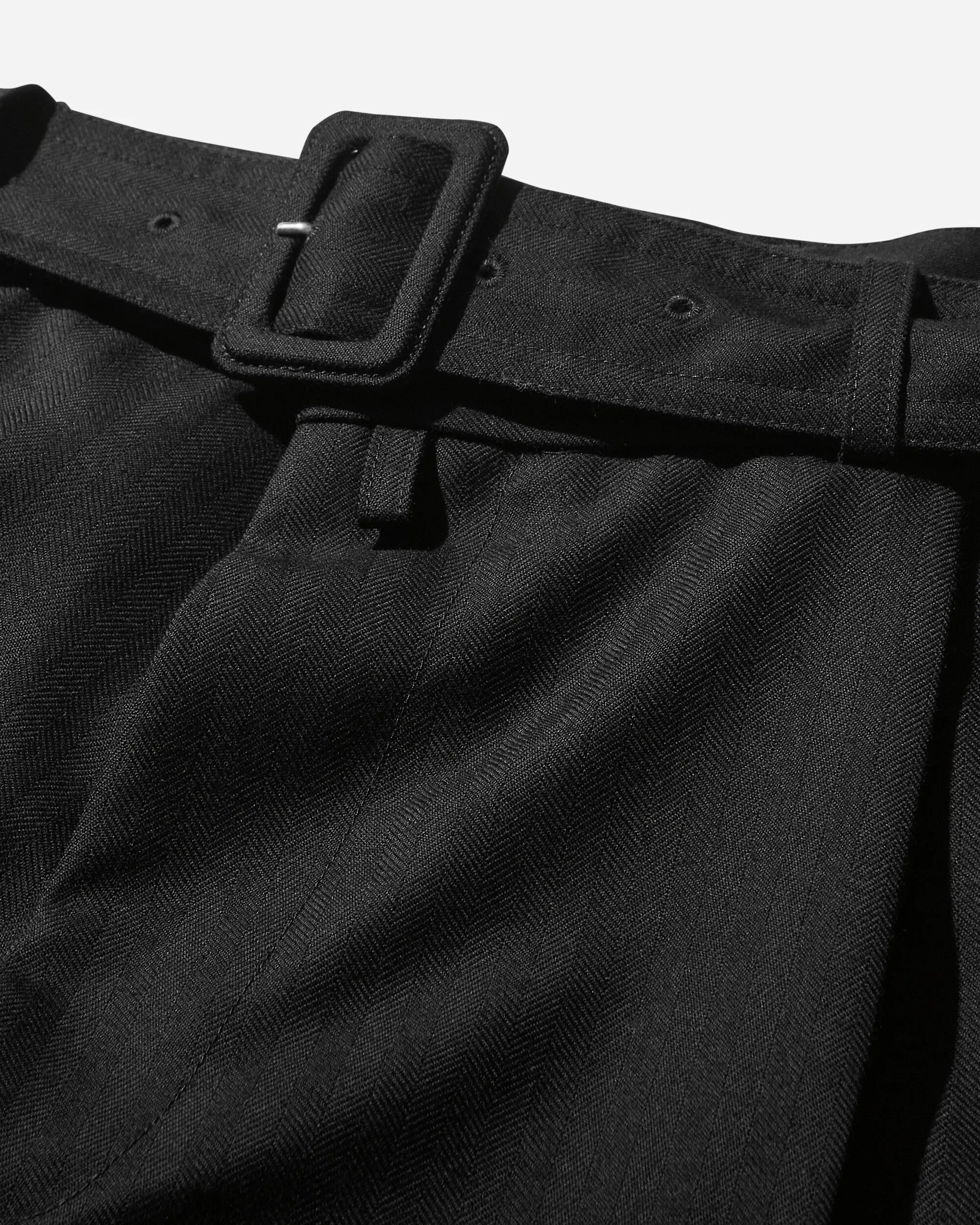 Wide Belted Pants Navy