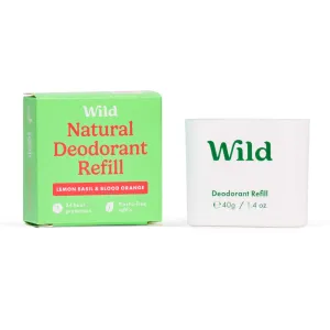 Wild Natural Deodorant Lemon, Basil & Blood Orange Refill 