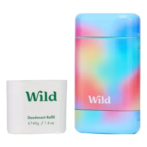 Wild Natural Deodorant Lemon Basil & Blood Orange Starter Pack LIMITED EDITION 