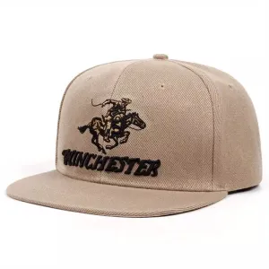 Winchester Snapback Cap boater hat with bow in beach sunlight