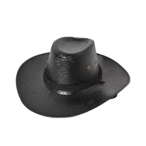 Winston Leather Cowboy Hat boater hat with bow in beach sunlight