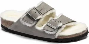 Sandales Arizona en peau de mouton pour femme en pierre coin