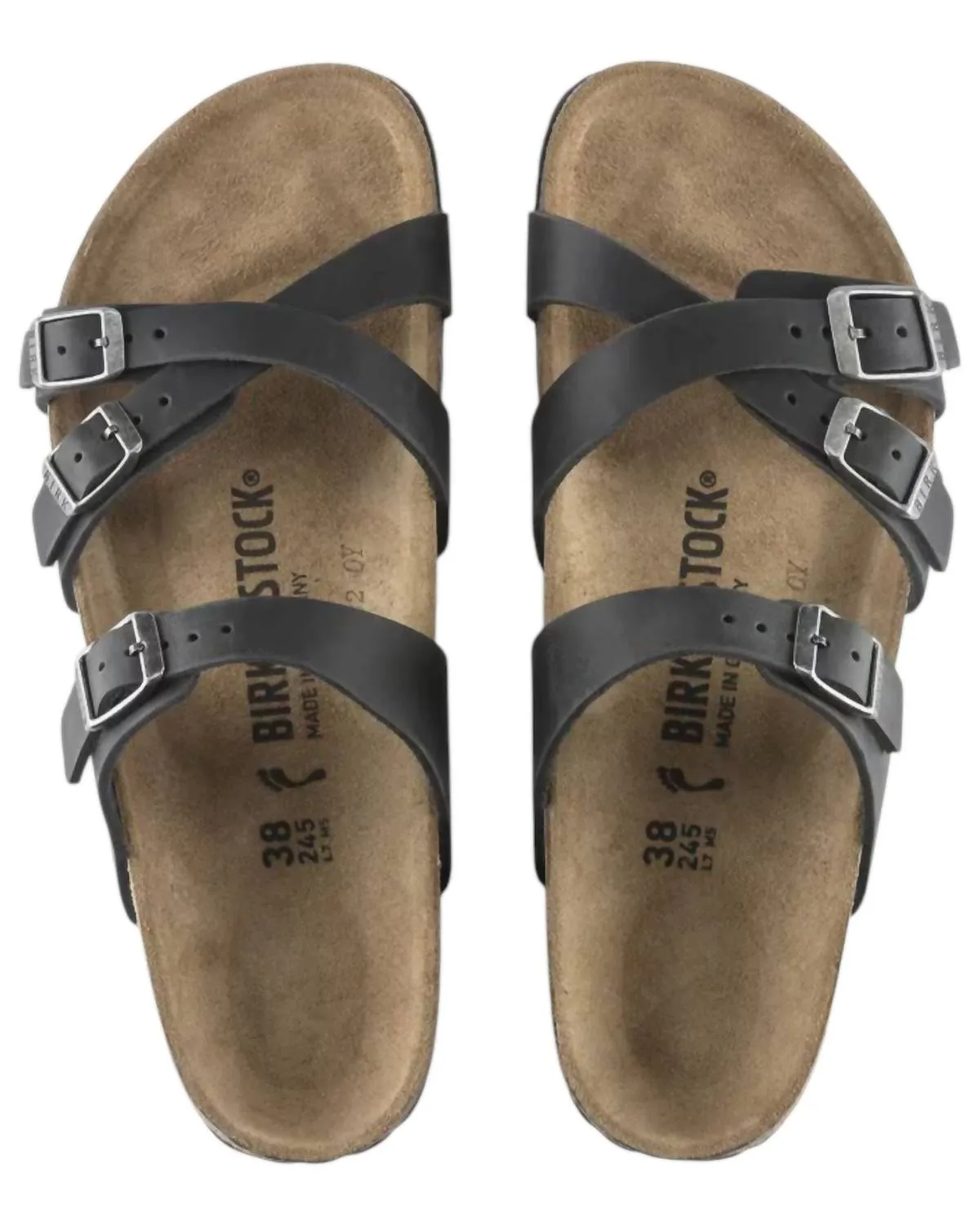 Sandales Franca pour Femme en Noir