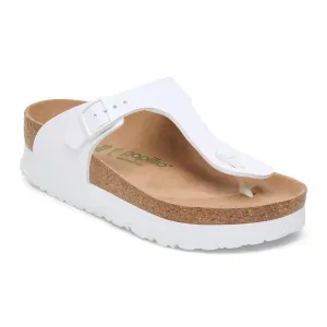 Sandale Gizeh Plateforme Femme en Birko-Flor - Coupe Classique en Blanc
