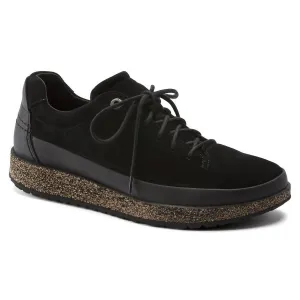 Baskets basses en daim Honnef pour femme - Medium/étroit en noir