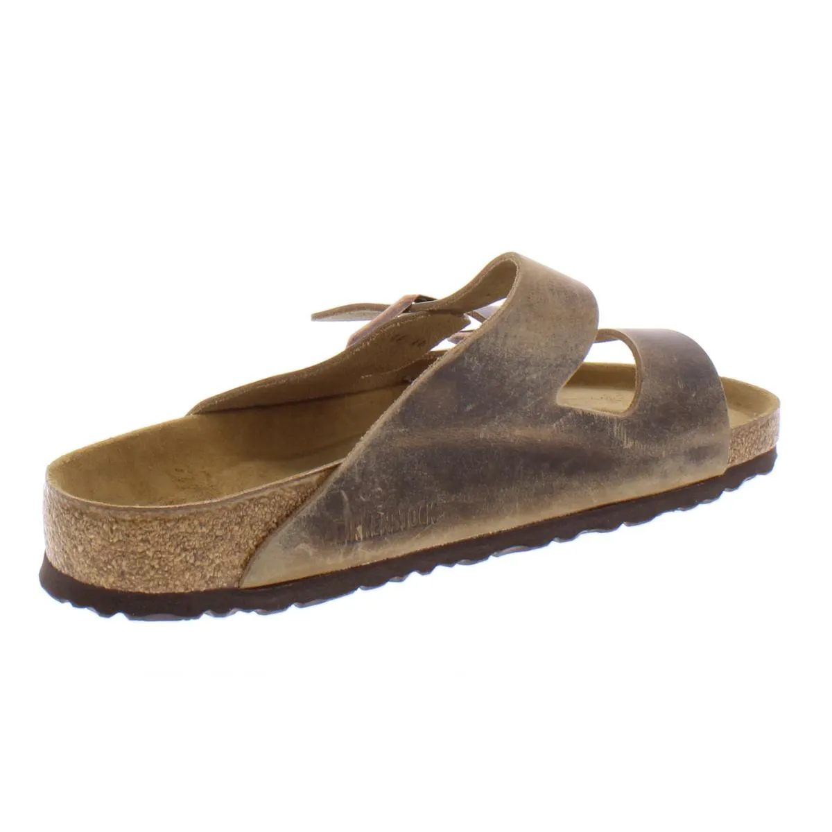Sandales plates en cuir pour femmes avec boucle
