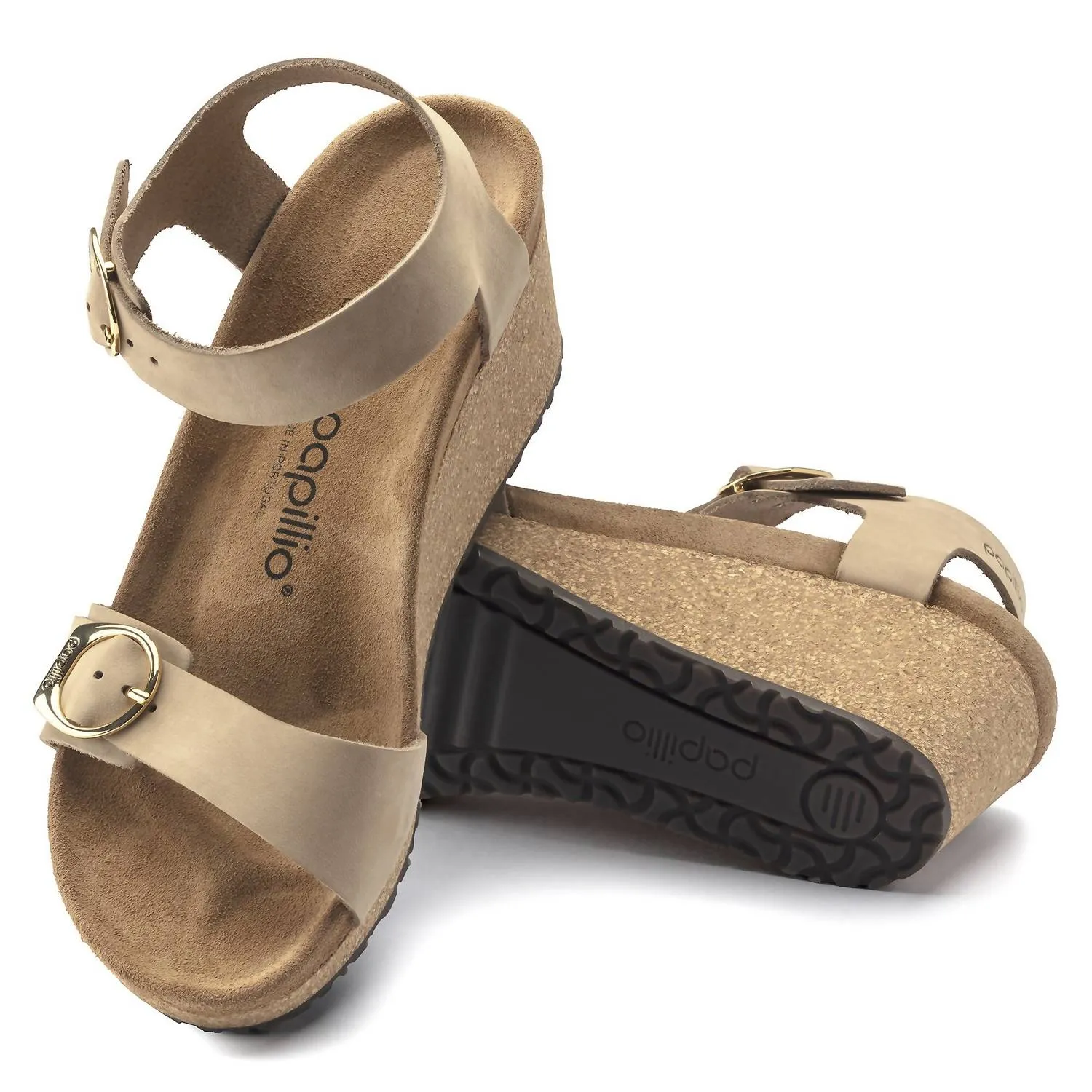 Sandales à boucle Soley pour femmes en couleur sable