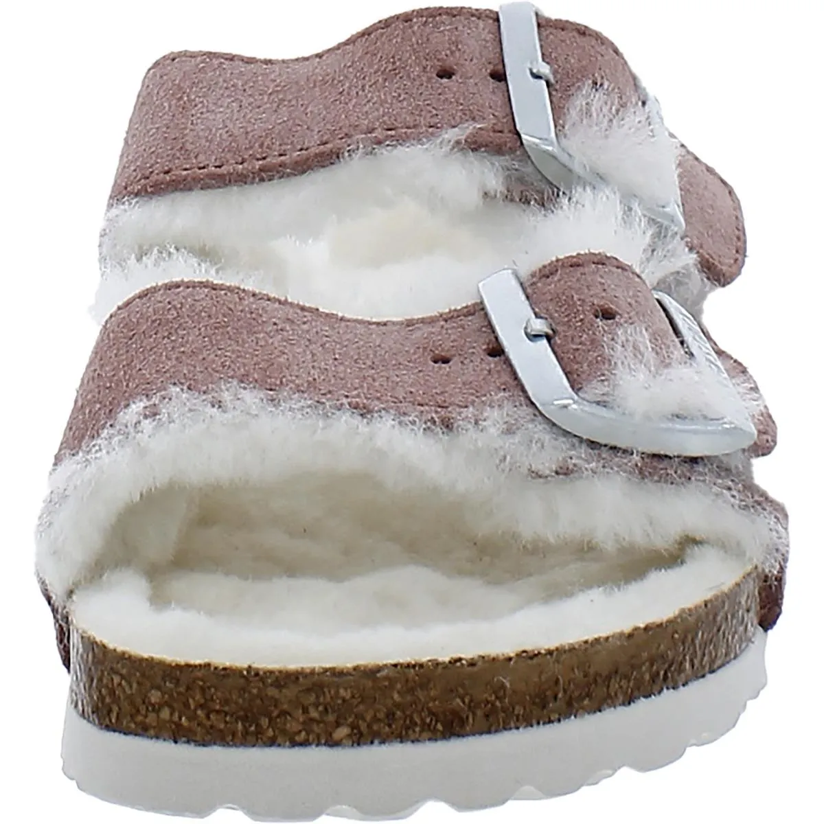 Sandales coulissantes en daim confortables pour femmes