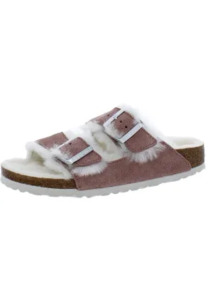 Sandales coulissantes en daim confortables pour femmes