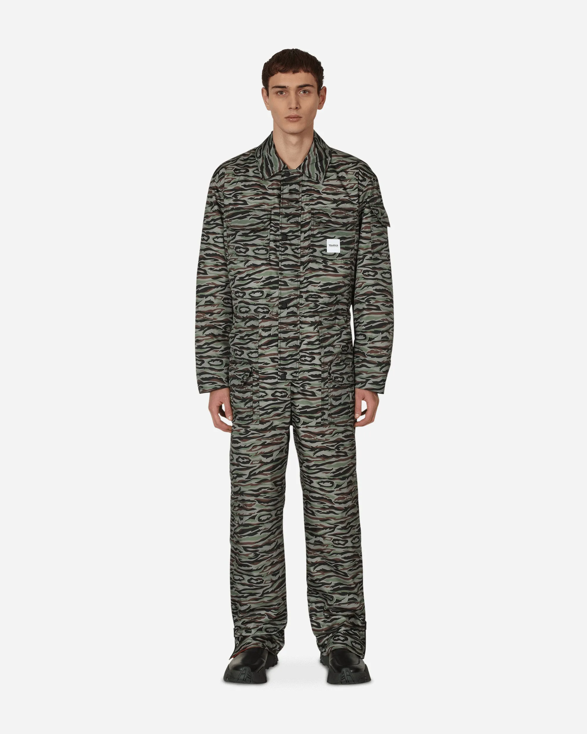 Woolrich Cargo Overall Green Men's sweatshirt