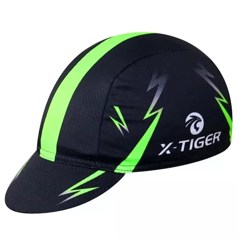 X-TIGER Cycling Cap boater hat with bow in beach sunlight