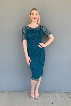 Clothings Zaliea - Z0361 Shimmer Shift Dress Dresses women dresses dress stores