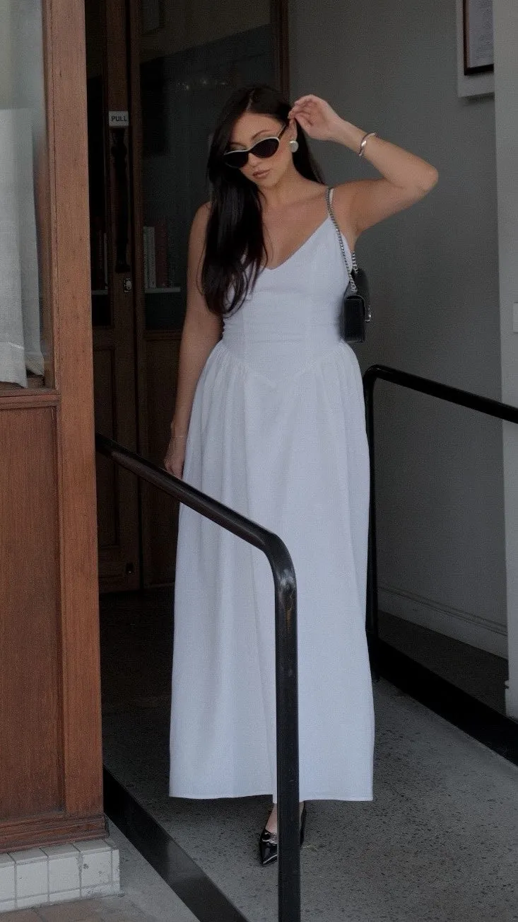 Zephy Maxi Dress - White