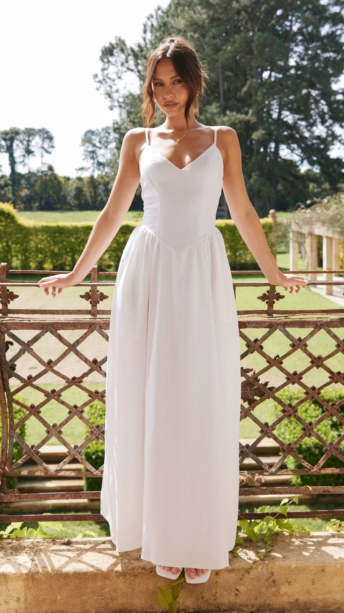 Zephy Maxi Dress - White