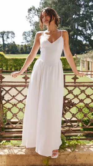 Zephy Maxi Dress - White,prom dresses,wedding guest dresses,homecoming dresses,bridesmaid dresses,cocktail dresses,women clothing,summer dresses,formal dresses,sundresses,mother of the bride dresses,quince clothing,bodycon dress,dress casual,dress design,d